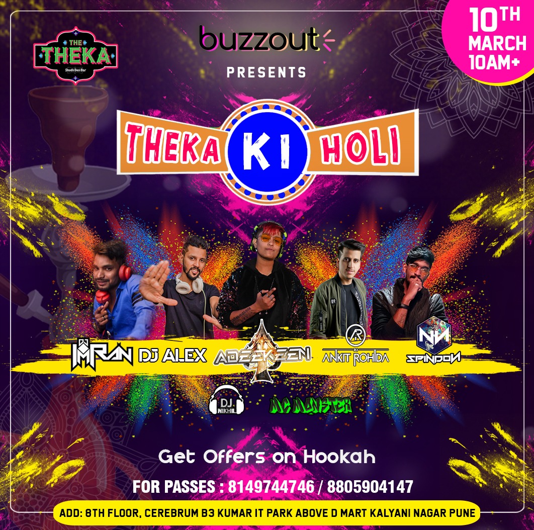 BuzzOutIn's tweet photo. Finally the wait is over !! 
BUZZOUT PRESENTS 'THEKA KI HOLI' and full line up for #thekakiholi 
Grab you passes now on Buzzout. Here's the link below 👇🏼

https://t.co/bFDL9VO3bA https://t.co/e56EPkhFRM