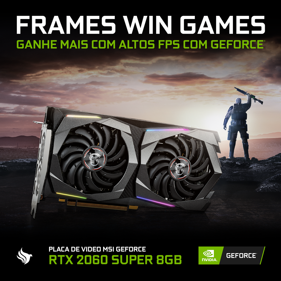 pichauinfo's tweet image. O equipamento mais importante para alcançar 240 ou 144 FPS em games competitivos são placas de vídeo GeForce RTX™. A RTX 2060 Super tem o melhor custo x benefício para os seus games!

Confira ▶ bit.ly/MSI2060s