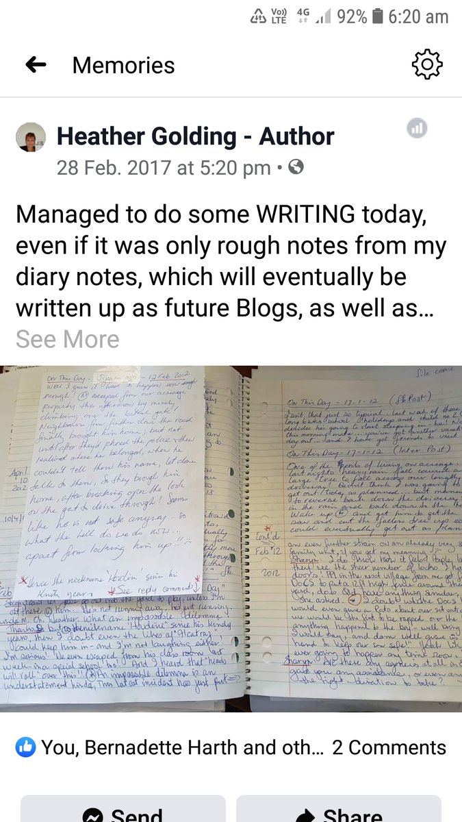 heathergolding6's tweet photo. At last, most of these rough notes are now gradually being typed onto my laptop, but it is still a very long and slow process... ✍️💻 

#amwriting  #roughnotes  #book  #manuscript  #memoir https://t.co/53RcsgK1hg