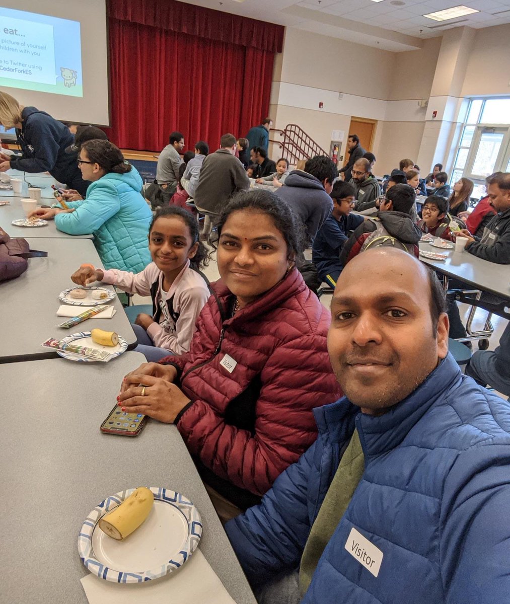 Enjoying time with my daughter, “Donuts with Gownups” 😍<a href="/CedarForkES/">Cedar Fork</a>