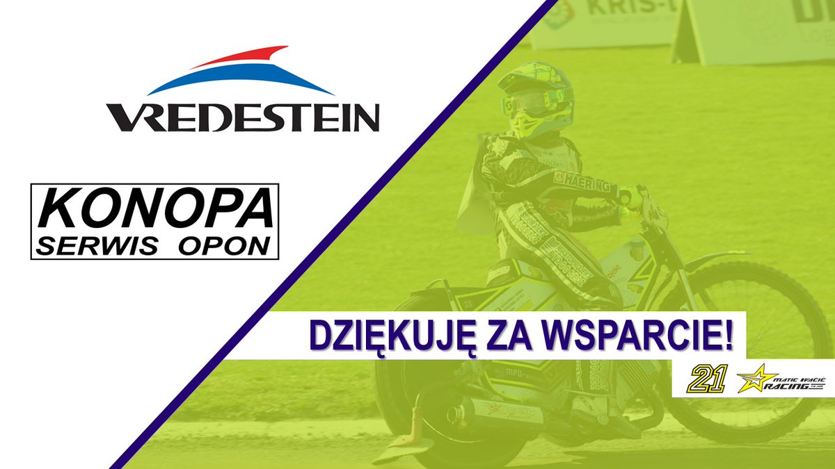 MaticIvacic's tweet photo. W sezonie 2️⃣0️⃣2️⃣0️⃣ wspierać nas będą także: KONOPA Serwis Opon i VREDESTEIN Opony!
Dzięki tym partnerom #IvacicTeam będzie zawsze zaopatrzony w nowe opony najlepszej jakości 💪🔥

#konopa #serwisopon #vredestein #newsponsors #tyres #newseason #speedway https://t.co/jvdByIaPz0