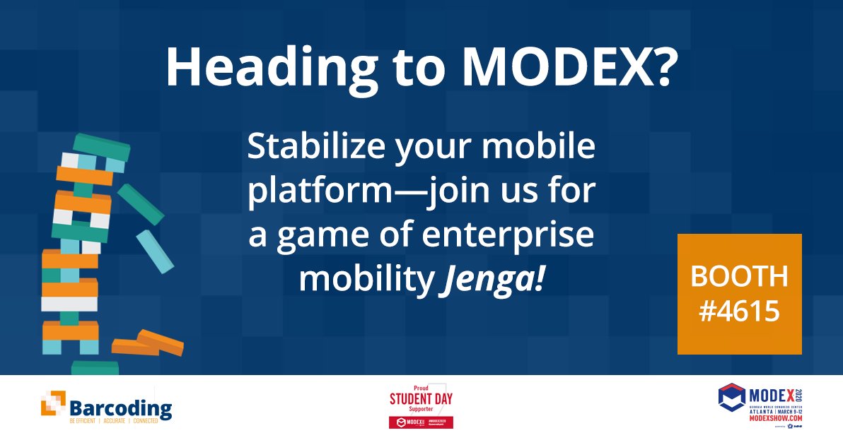 BarcodingCanada's tweet photo. Going to #MODEX2020? Make sure to visit booth 4615 for #SupplyChainGeek fun, meet Barcoding team members, and learn about the latest in innovation and automation. Learn more:
https://t.co/q9uzmeEtqv
#barcodinginc #supplychaingeek #modex #supplychain #tech #newtech #business https://t.co/Kg8RDQU4cC