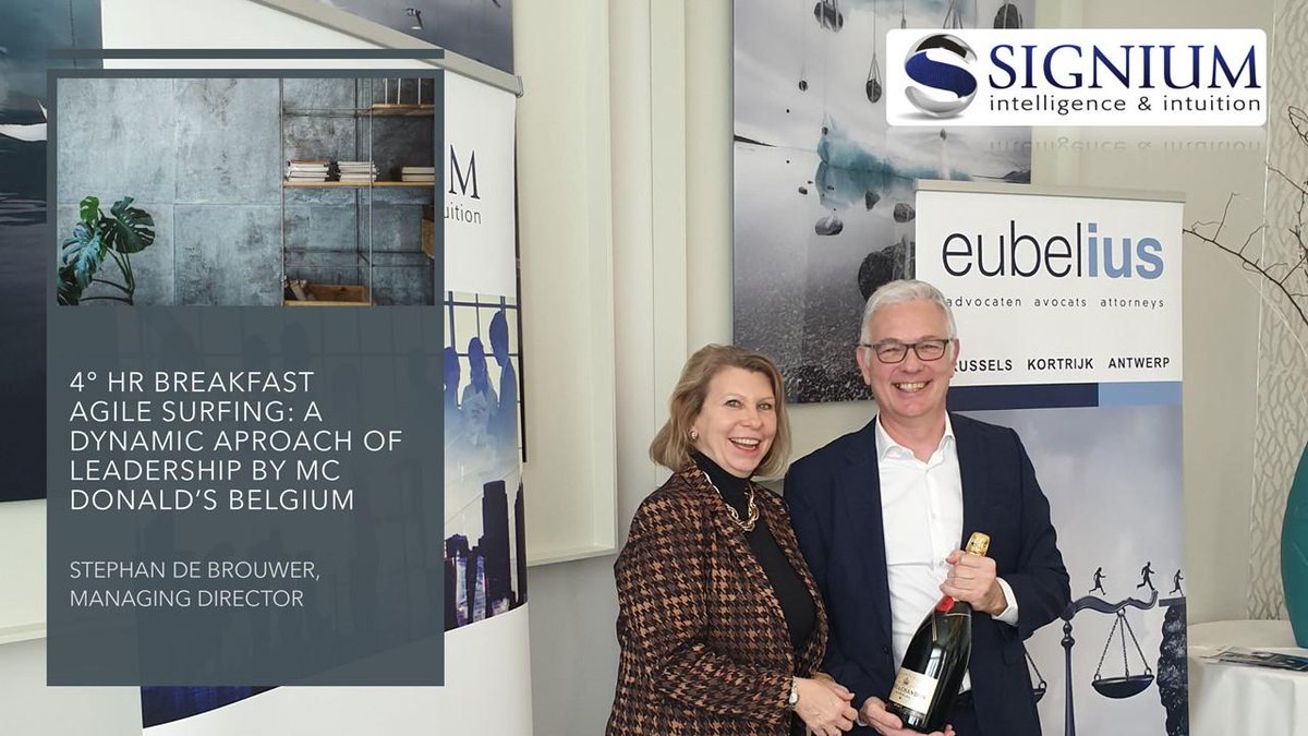 Signium Belgium proudly organized their 4th Learning and Sharing HR breakfast, with support from partner Eubelius law firm. The inspiring event welcomed Signium Belgium's HR network and charismatic leaders embodying Leadership.

bit.ly/32xKvW2