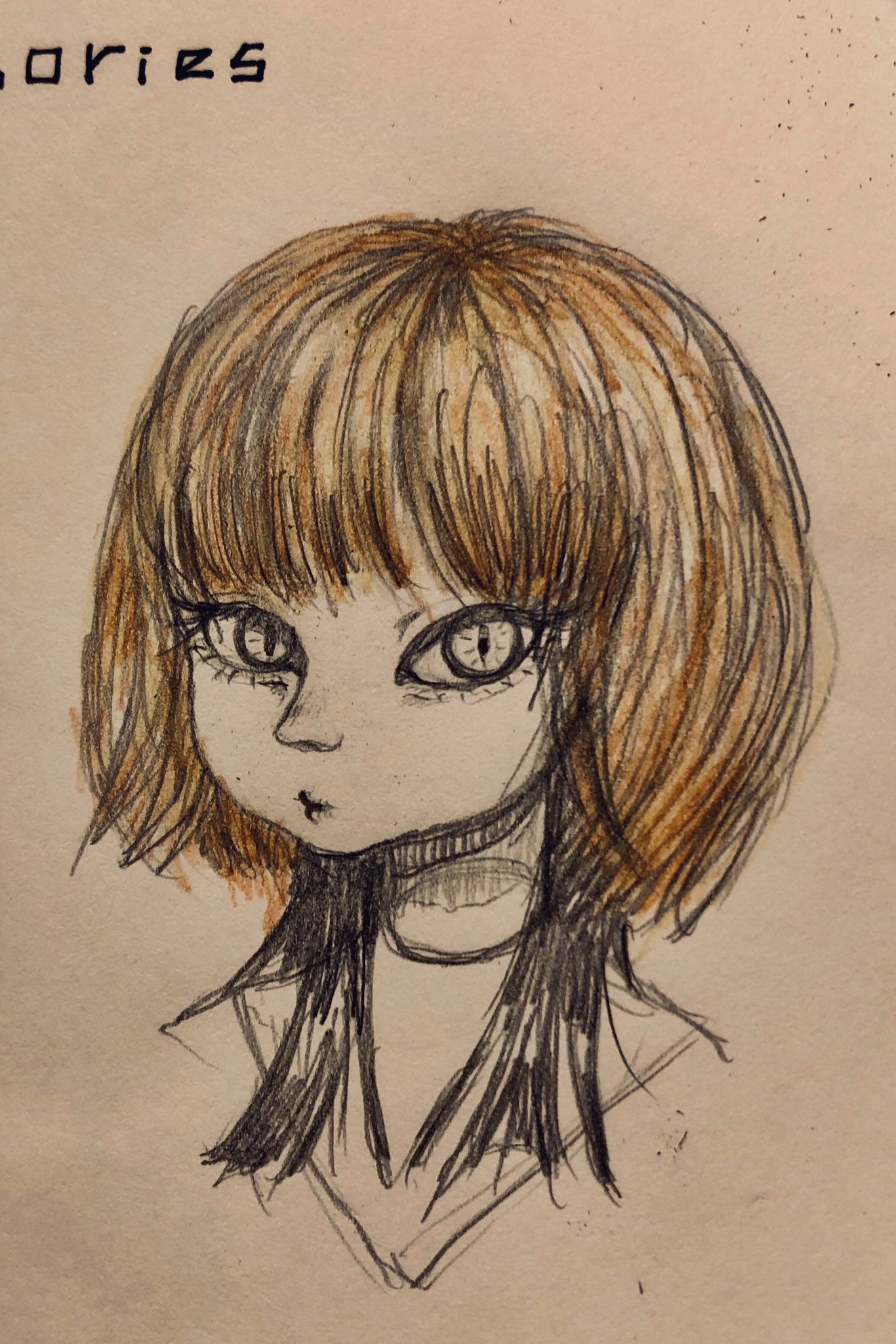 Cocco Mステで見たaikoさんの髪型がとても可愛くて 取り急ぎ描いた 茶髪ボブの襟足から黒髪ストレートが伸びてるのギュンときた アナログ絵描きさんと繋がりたい ペン画を流してペン画民を増やそう イラスト Illustration イラスト好きな人と