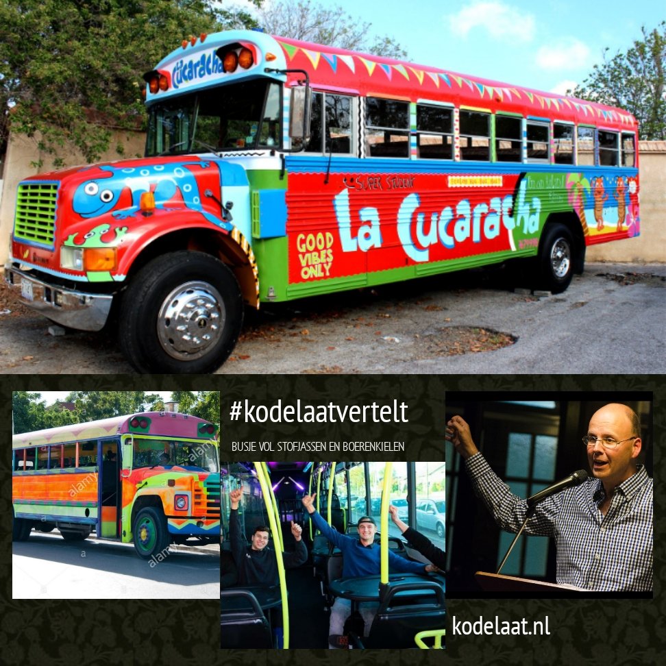 #kodelaatvertelt over indrukken door een kiertje van het gordijn

EEN BUSJE VOL #STOFJASSEN EN #BOERENKIELEN 

Het is tussen 1977 en 1980 dat ik dagelijks met een #taxibusje naar #school word gereden.
bit.ly/2I2K8Jo