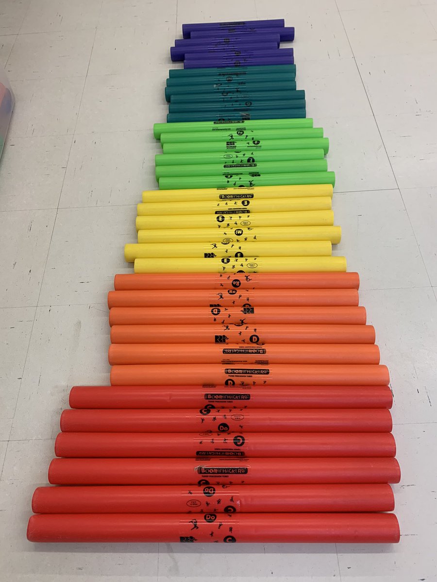 A fun Friday invitation in the music room!  3 years after recovering a <a href="/MusiCounts/">MusiCounts</a> grant, my students still love these boom whackers!