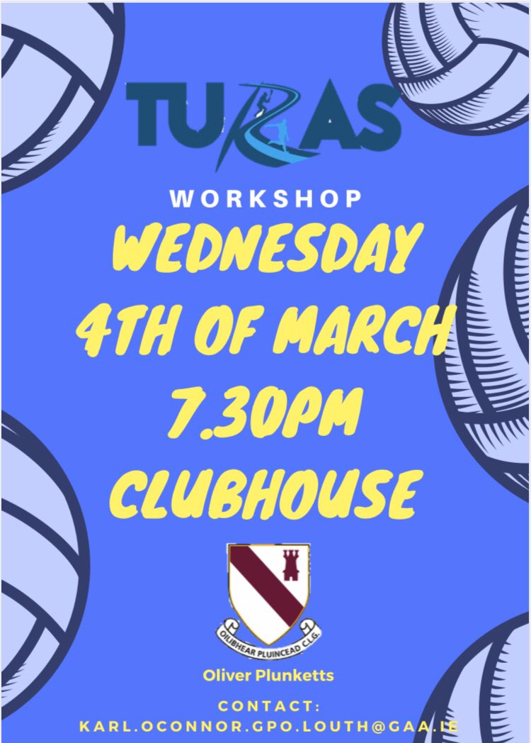 KarlOConnor92's tweet photo. Delighted to have the โTurasโ workshops for the Drogheda region confirmed. A fantastic Program to help develop our club coaches and in turn developing the most important people The Players #Turas #CoachDeveloping https://t.co/iAQGxunBOO