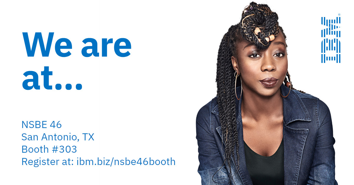 BusyBeeAngieTee's tweet photo. Guess who will be at #NSBE46! Come see us - and me - at Booth 303 to meet some current IBMers, learn more about the company, and see what opportunities we have! #ProudIBMer #WomenInTech #DiversityInTech @NSBE @NSBEconvention https://t.co/tpQ8Rt3P3A
