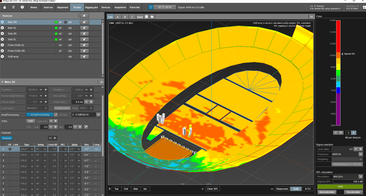SouthbyProd's tweet image. NEW RELEASE AVAILABLE. The #ArrayCalc V10.10.4 Bug-Fix Release and the 10D/30D + D80/D20 Firmware Bug Fix Version V2.20.04 have arrived. Download available here: bit.ly/dbaudio-Downlo…