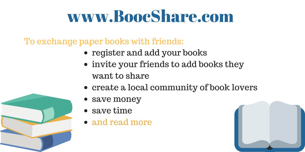 boocshare's tweet photo. How to share your paper books with friends https://t.co/zEKdK5zm9K https://t.co/fJTpiinCY3
