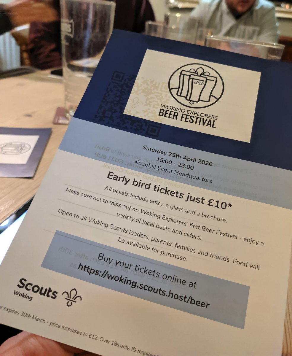 jamescapeweb's tweet photo. We're really pleased with how the leaflets we designed for the @ExplorersWoking Beer Festival have turned out! We hope you like them too 😊 https://t.co/PZZEqYP7c9