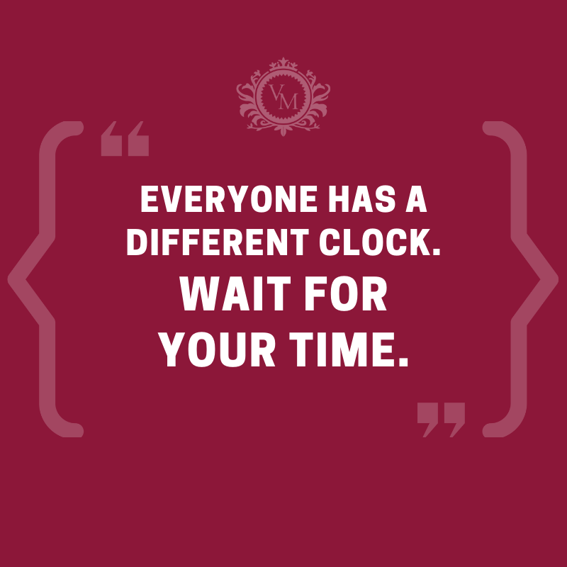 ValMerTitleLLC's tweet photo. Everything in life happens according to our time, our clock. Don't let anyone rush you with their timelines. They have their own time, and so do you. Move at your own pace and remember to be patient! 🙌🕑 #MotivationalFriday https://t.co/eSsMgUsKv3