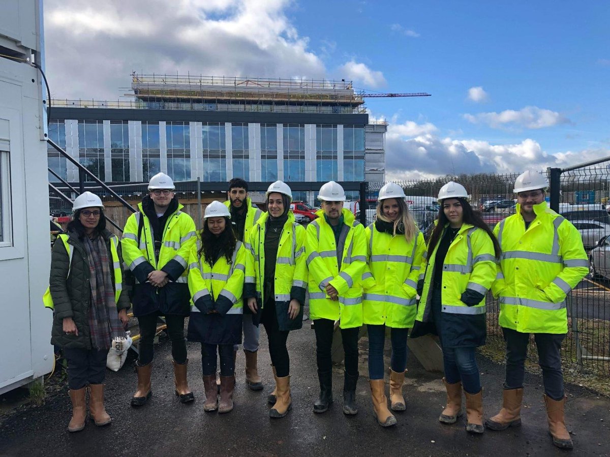 It was a pleasure to show the @DMUArchitecture students around Loughborough University Science and Enterprise Park #LUSEP as part of the @ribaeastmidland mentioning scheme. #sitevisit #riba #mentoring #architecture #students