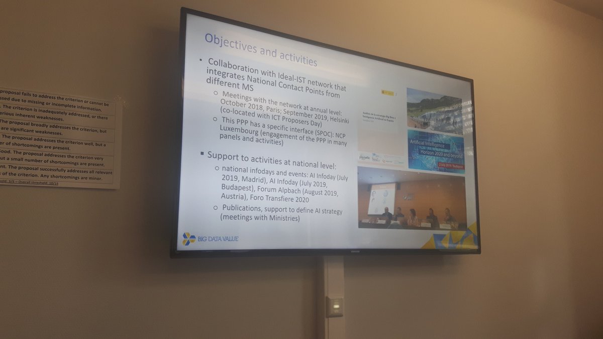 BDVA_eu's tweet photo. #BDVe project second review this week in Luxembourg. Presenting activities, results and accomplishments. Coordinate and support @BDVA_PPP #projects, #BDVA and the whole #ecosystem. Fostering #DataDriven #innovation in Europe, next stops #BDVSummit Porto and #EBDVF2020 Berlin!! https://t.co/JtJ9UyJ0XR