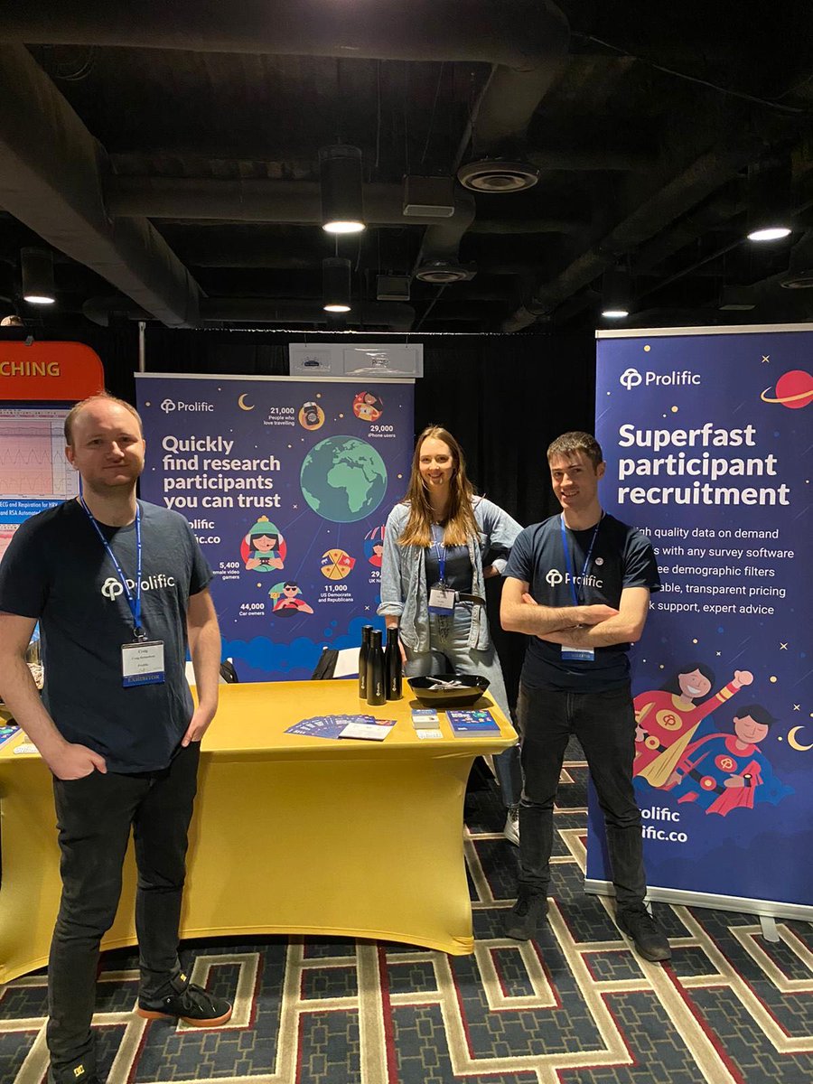 Prolific's tweet image. Really, come meet us! #SPSP2020