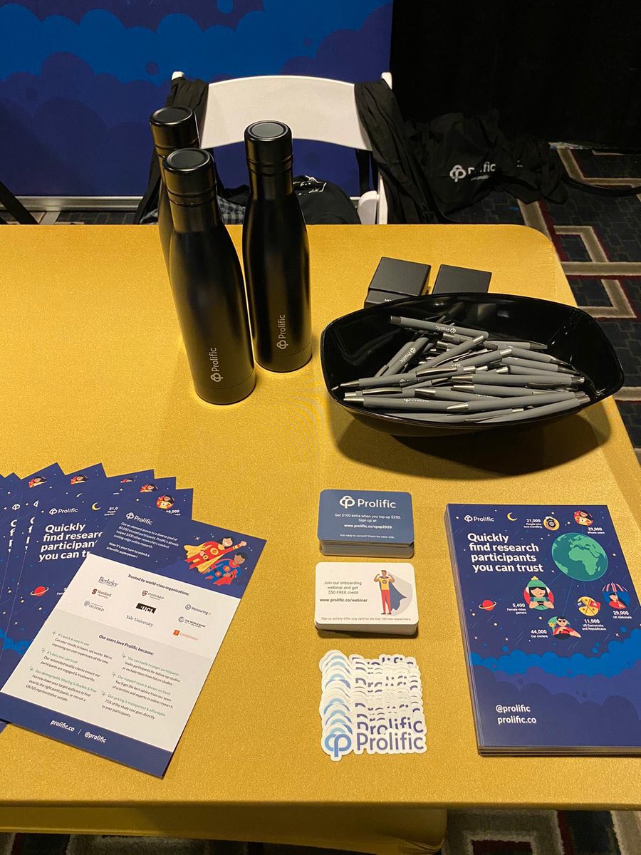 Prolific's tweet image. Really, come meet us! #SPSP2020