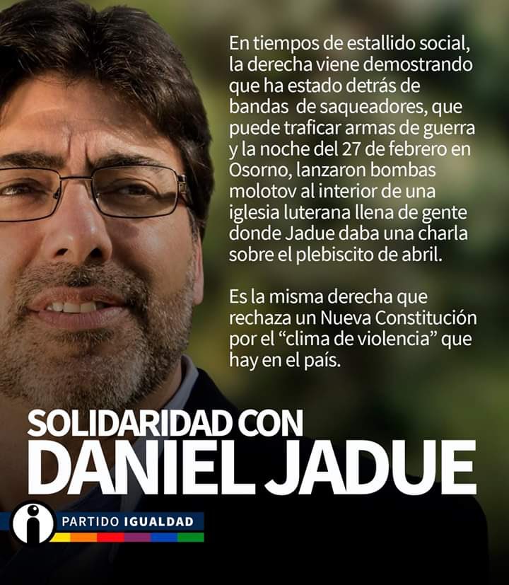 daniel_nunez_a's tweet photo. Todo mi apoyo a gran labor que cumple el alcalde de @Muni_Recoleta @danieljadue
Clima de violencia que busca imponer la ultraderecha no amedrentará nuestros esfuerzos para que triunfe el apruebo en plebiscito del 26 de abril
Nada detendrá este histórico proceso constituyente https://t.co/pZtqNowLah