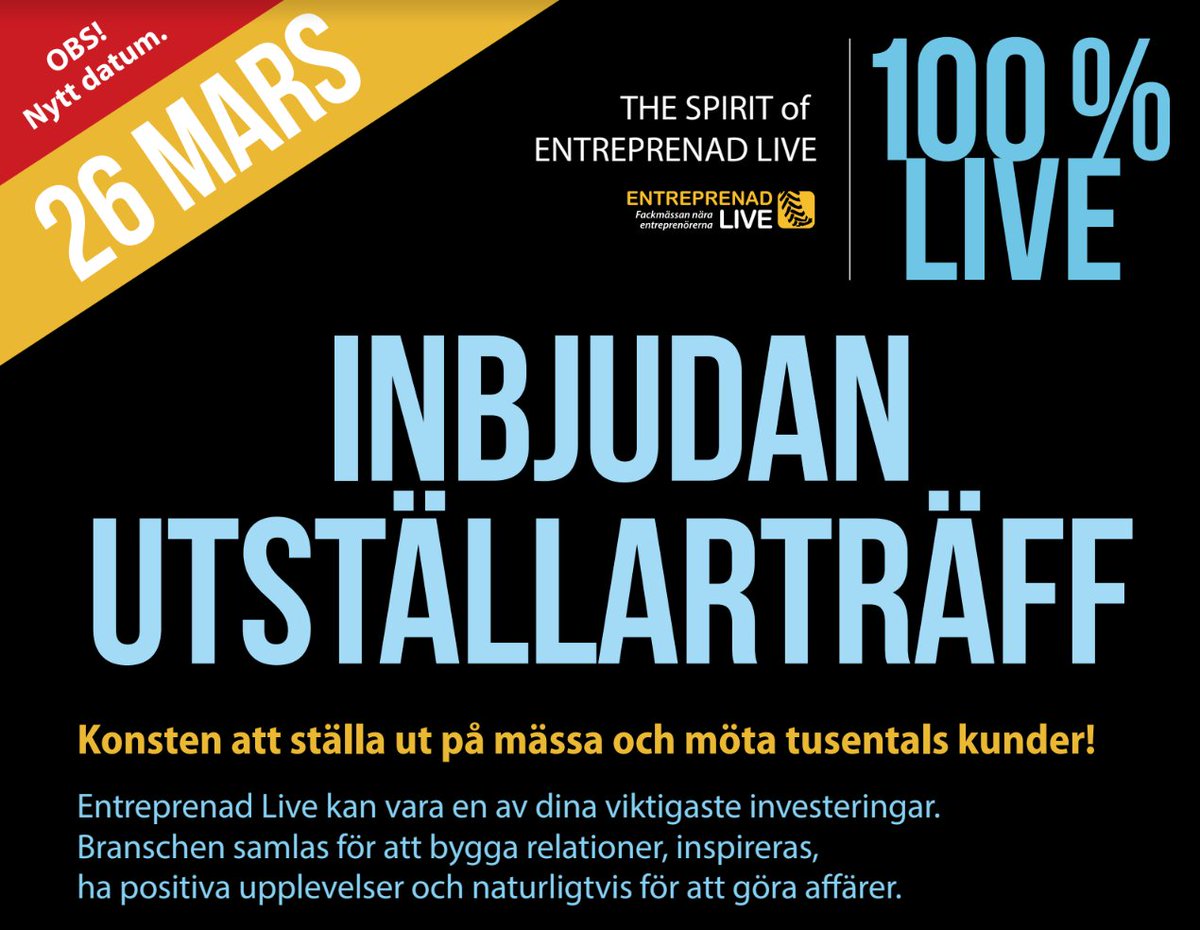 Entreprenad Live tweet media