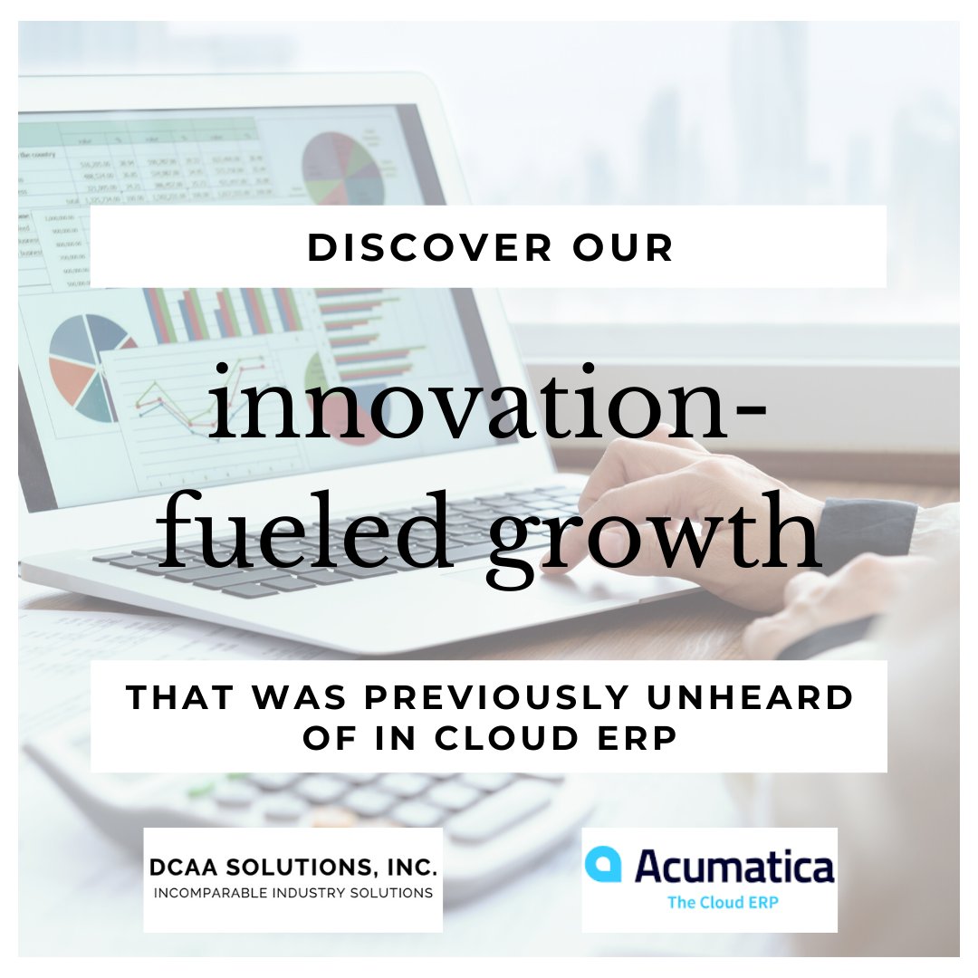 DCAASOLUTIONS's tweet photo. The growth of #ERP vendors in the cloud sector hasn’t been very impressive—until recently. According to Mint Jutras R&amp;A, Inc. @Acumatica is now on a path of innovation-fueled growth that was previously unheard of in #cloudERP.

https://t.co/HwdDvruzKV https://t.co/Lgs9YDV2CT