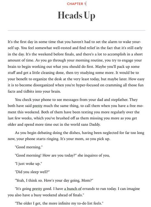 Here's one I've been working on. A Choose Your Own Taboo Sexual Adventure type of novel. Four pages! #erotica<a href="/tag/book"class="tags"><span>#book</span></a><a href="/tag/fantasy"class="tags"><span>#fantasy</span></a><a href="/tag/erotica"class="tags"><span>#erotica</span></a>
