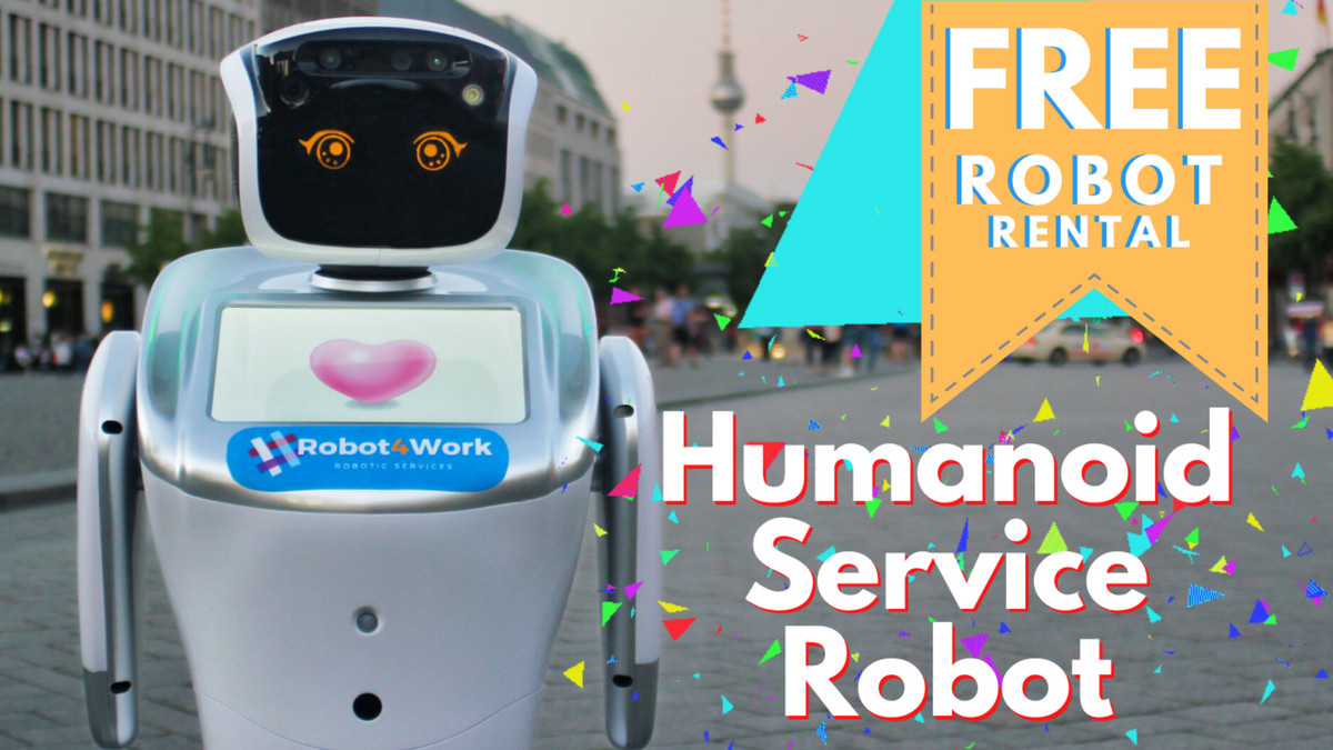 robot4work's tweet photo. WIN a Free 1-Day Robot Rental Service and Get X10 More Visitors. Enter the Giveaway now! https://t.co/5twN9djHnu https://t.co/KIyTSilKNw