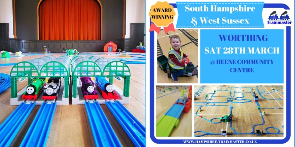 Trainmasteruk's tweet photo. #southhampshire #westsussex #Worthing 
#thomasthetankengine #traintheme #trainfun #allaboard #privateparties #track https://t.co/qtl81SxNeH