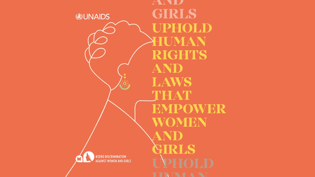 UNAIDS's tweet photo. Everyone has the right to live with respect and dignity. 

Retweet your support for Zero Discrimination against women and girls. https://t.co/dLP4IaFXnV