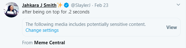 Lisa25228846's tweet photo. @SlaylerJ This post twitter filters, but down in my feed a post from Al Jazeera shows a man in the midst of being beaten by a mob and covered in blood - that post is not filtered.  How did I set my setting to 
Off - images of fitness
On - images of extreme violence
😕 https://t.co/Quvseeszac