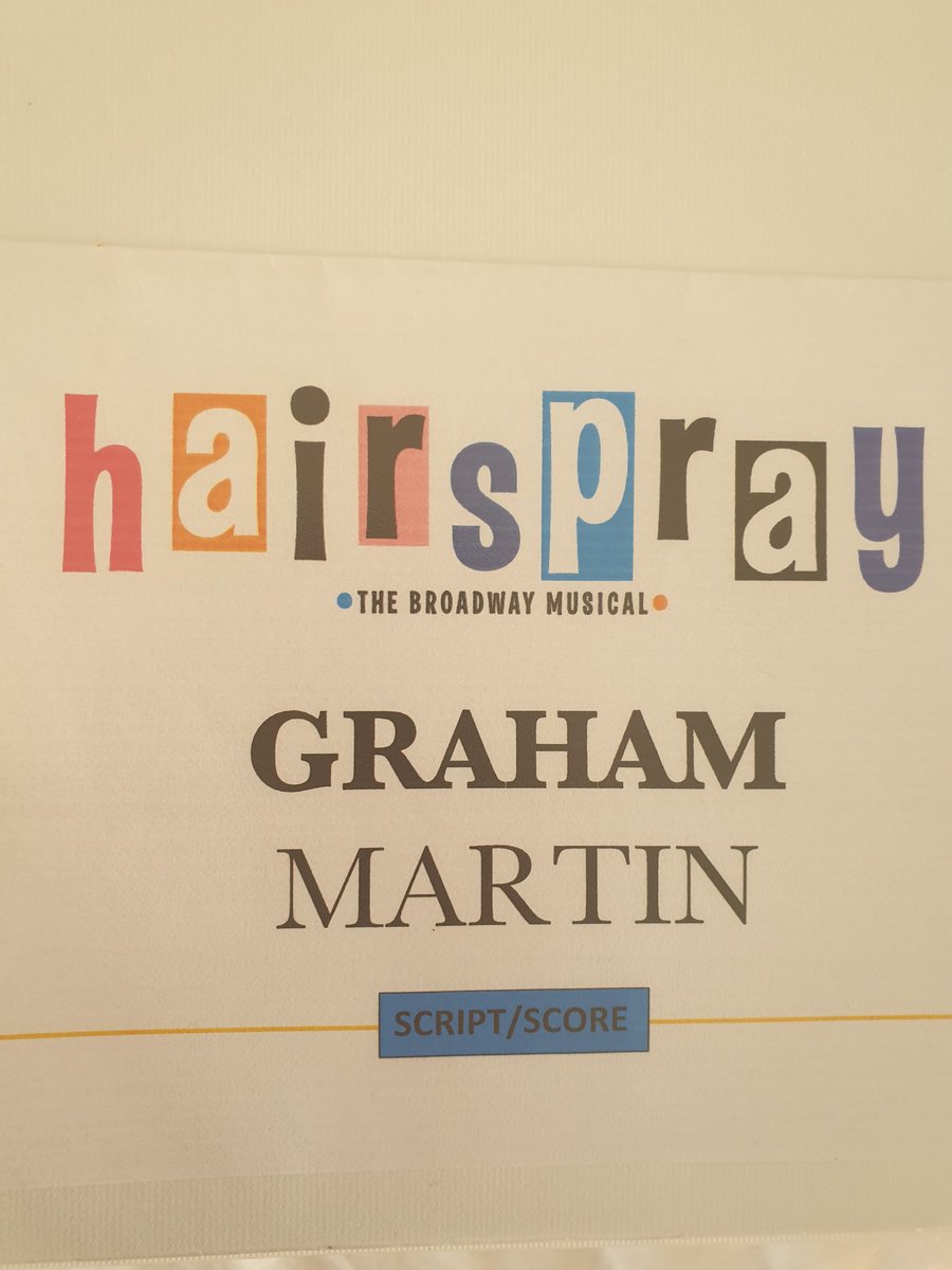 I'm having the best time in rehearsals here in Miami,such a fun show.#Hairspray #Wilbur #royalcaribbean #youcantstopthebeat