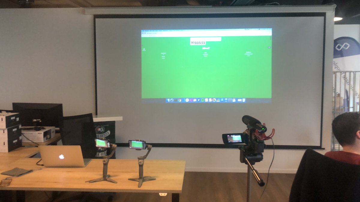 Ready to do an online quiz from our office! Join now kahoot.it 7150033