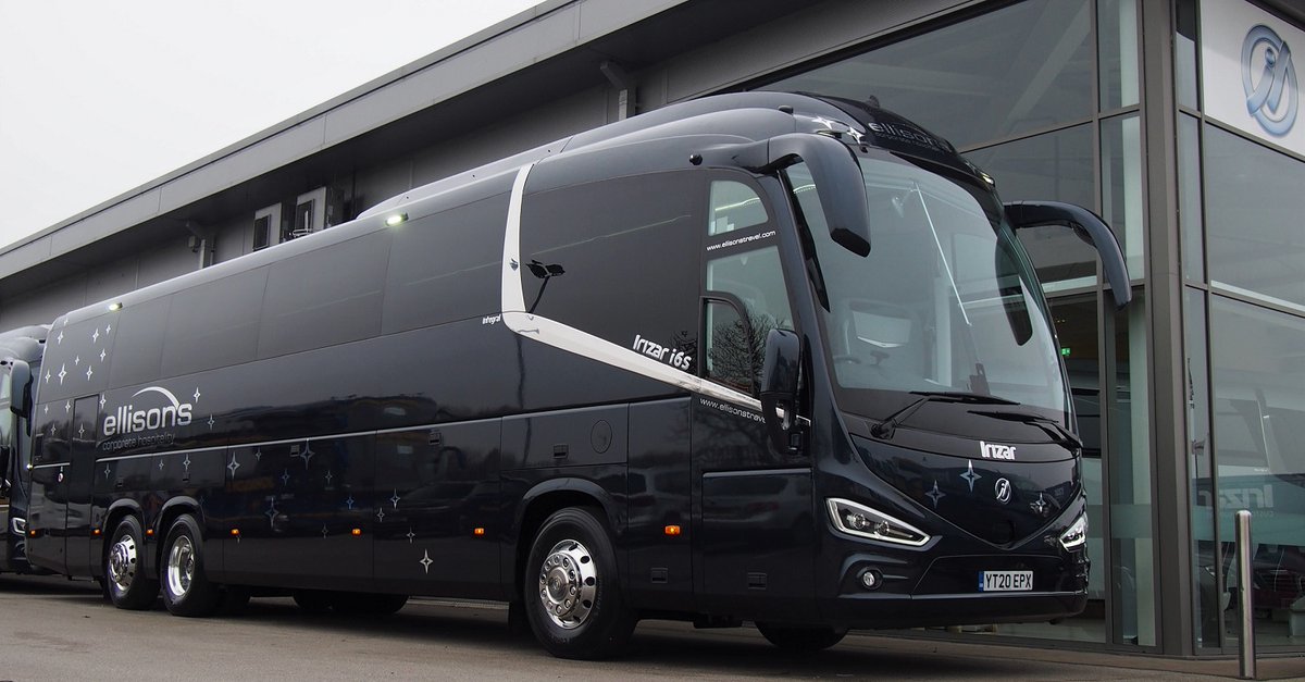 IrizarUK's tweet photo. @EllisonsTravel have taken delivery today of two Irizar Integral i6S coaches, a further two coaches of the same specification will be delivered later in month.
#irizaruk #ellisonstravel #marchregistrations #poweredbyDAF https://t.co/vEx7YVTyru