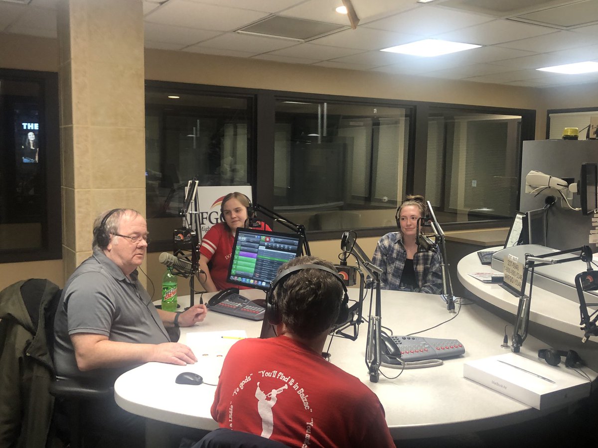 southhighdrama's tweet photo. It’s the show you’ve all been waiting for!! IMPROVAGANZA is TONIGHT!🎉 We had the chance to go on the radio and promote tonight’s show! Improvaganza is being held at Fargo North High. Come and see Donkey Hotey’s, Improvable Force and Improvinati @ 7:30! See you then!! https://t.co/2TxmO1Vrq5
