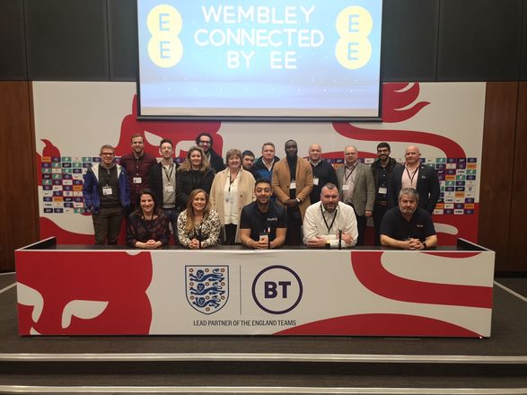 Ancoris's tweet image. The Ancoris team talked Digital Transformation and welcomed guests to Wembley stadium on Wednesday for &quot;Transform Your Work with G Suite&quot; event #digitaltransformation #gsuite #transformyourwork