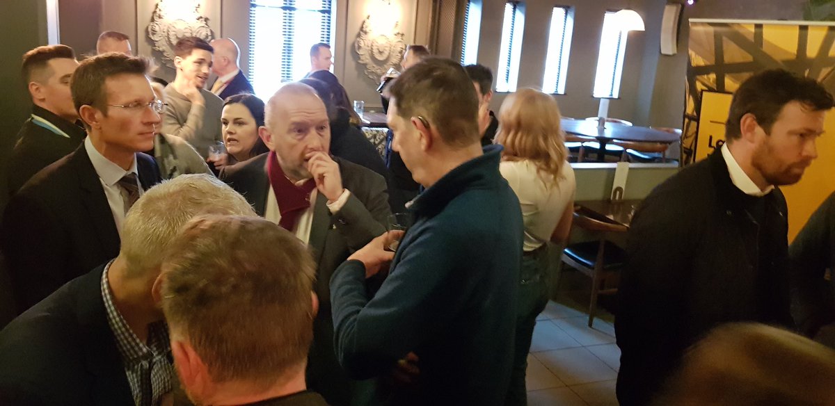 GillySeville's tweet photo. Great end to the week @AndertonGables #LastFridayClub @FORUMpreston sponsored by @etcurban @NapthensOnline #beer #pizza #networking https://t.co/kilLoCa36S
