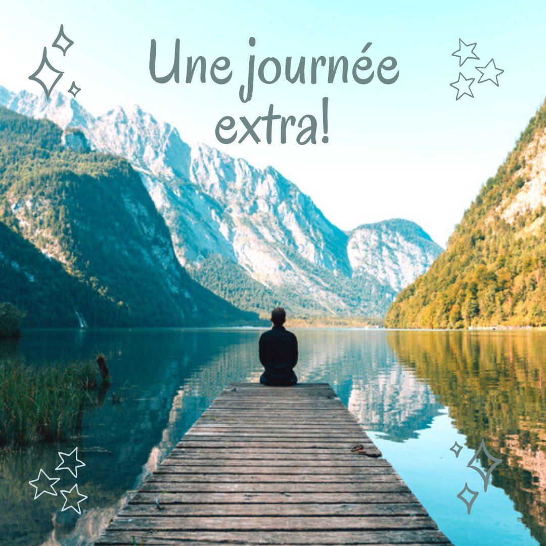 Demain c'est le 29 février! Une journée de plus dans une année, c'est 24 heures de possibilités en plus! Qu'avez-vous prévu pour en profiter?
#prendresoindesoi #selfcare #aidersanssebruler