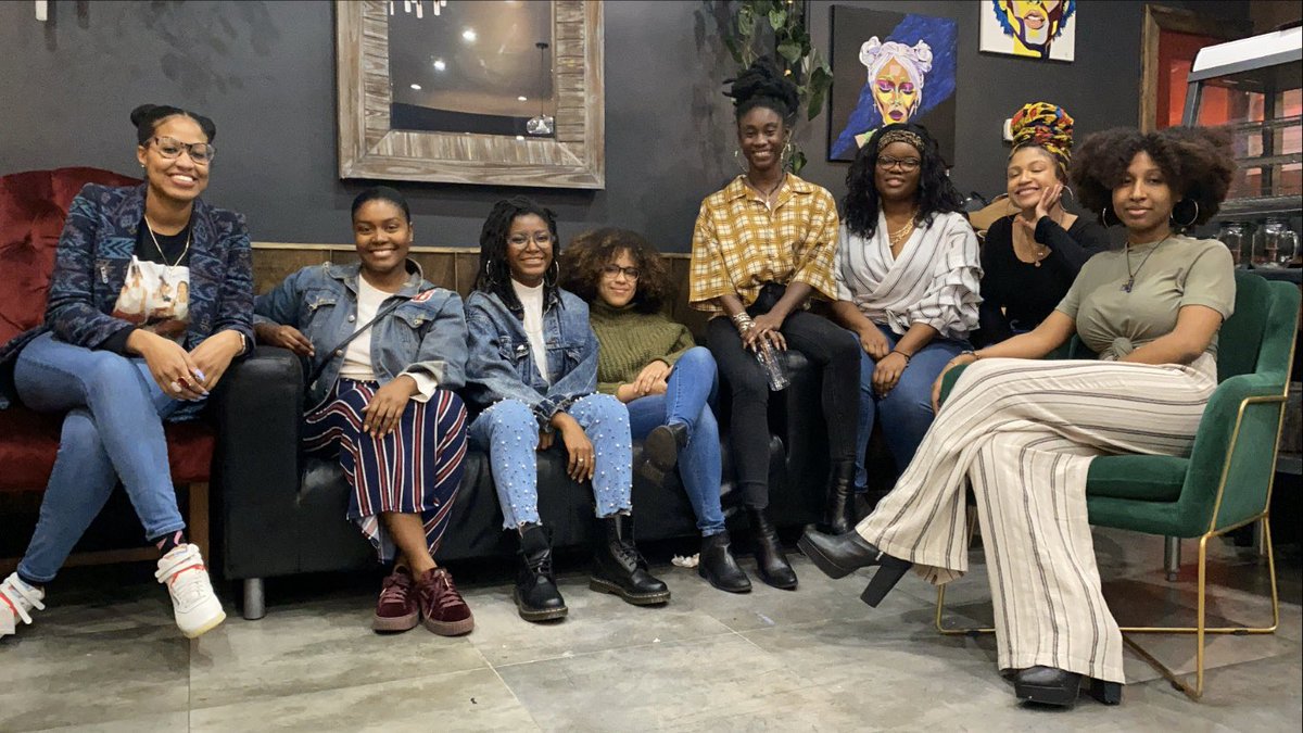 Last night we got the opportunity to sit alongside these amazing black women &amp; dish out all the tips and tricks it takes to make a web series! Make sure you follow &amp; subscribe to all of them! @_xkatiana <a href="/SitBlackRelax/">SitBlackandRelax</a> <a href="/adultinseries/">ADULTIN’</a> @Hotline_Series #mistakeseries @jujuwebseries