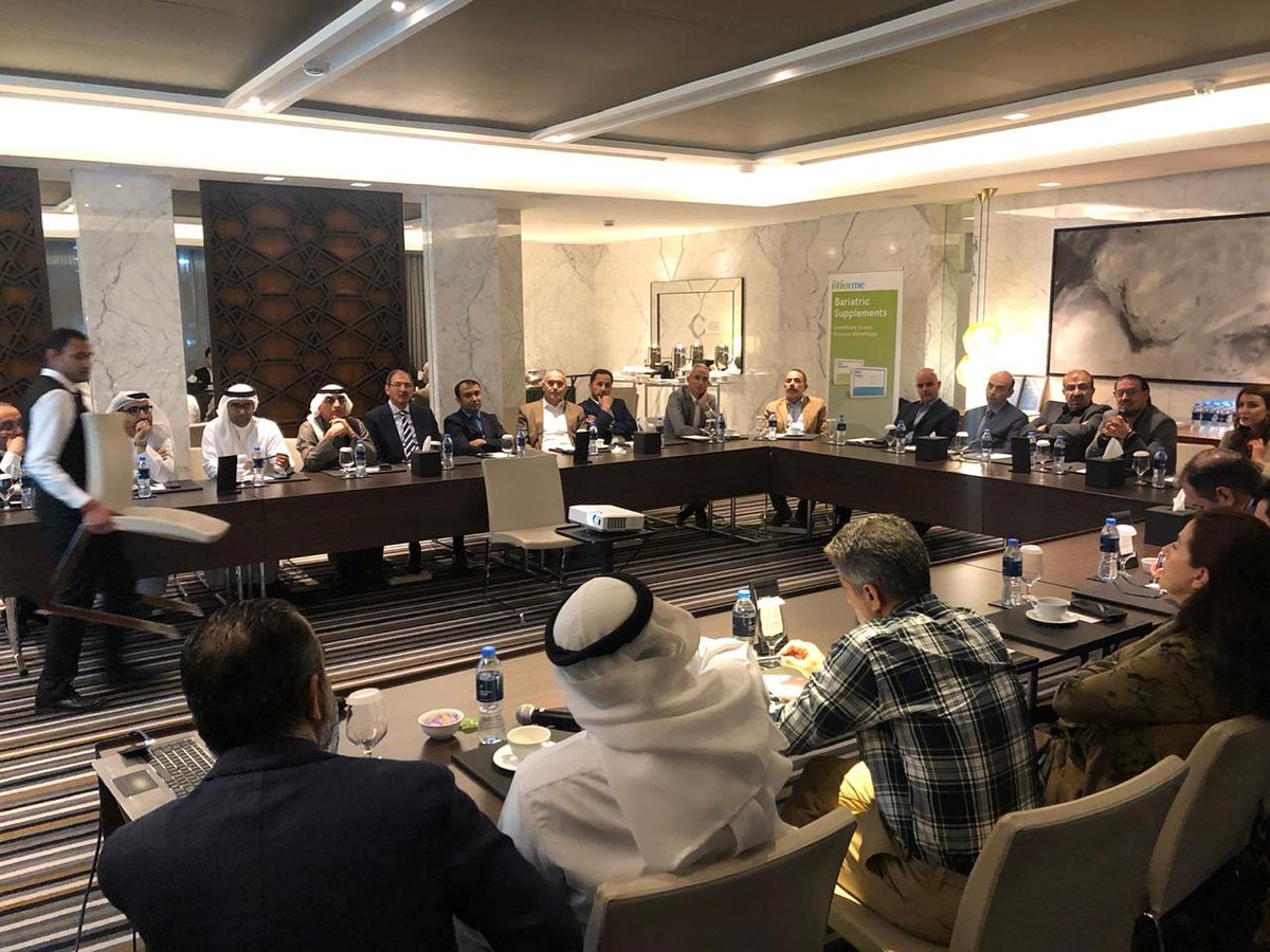 Omar_Mohd_Rafie's tweet photo. Our bimonthly scientific meeting of ESMBS held yesterday. Great discussion and presentations to enhance safety and practice of Bariatric Surgery in UAE. 
#obesity #metabolic #Surgery #UAE
#ESMBS https://t.co/7ICh5V1jCP