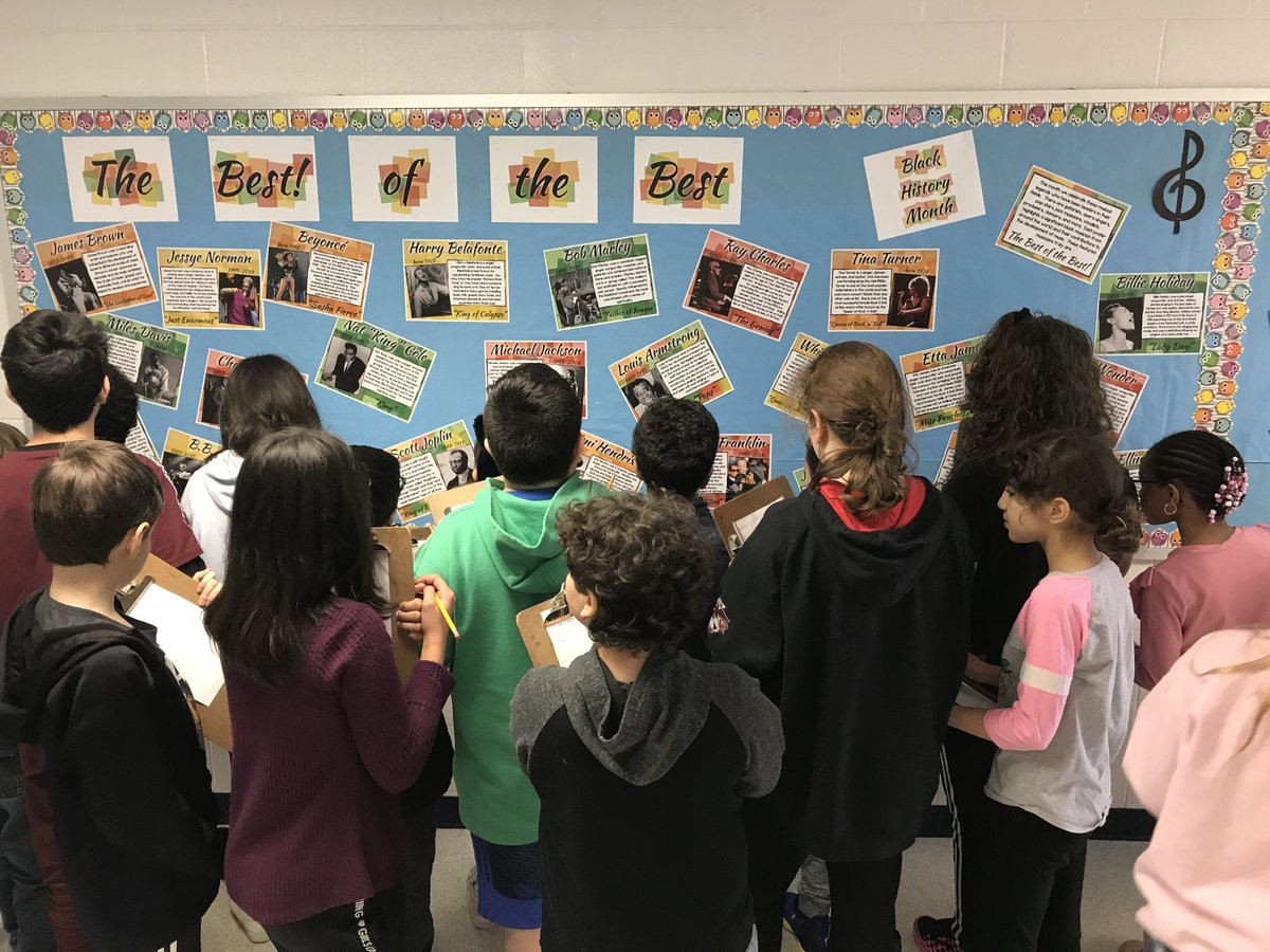 4myGmc's tweet photo. Our Franconia students enjoyed learning about many different African American Artists this month. They used technology accessing a website created by Jen Lucius to further their research on an influential musician of their choice! We love how many different artists were chosen! https://t.co/NJ4lA5ooS6