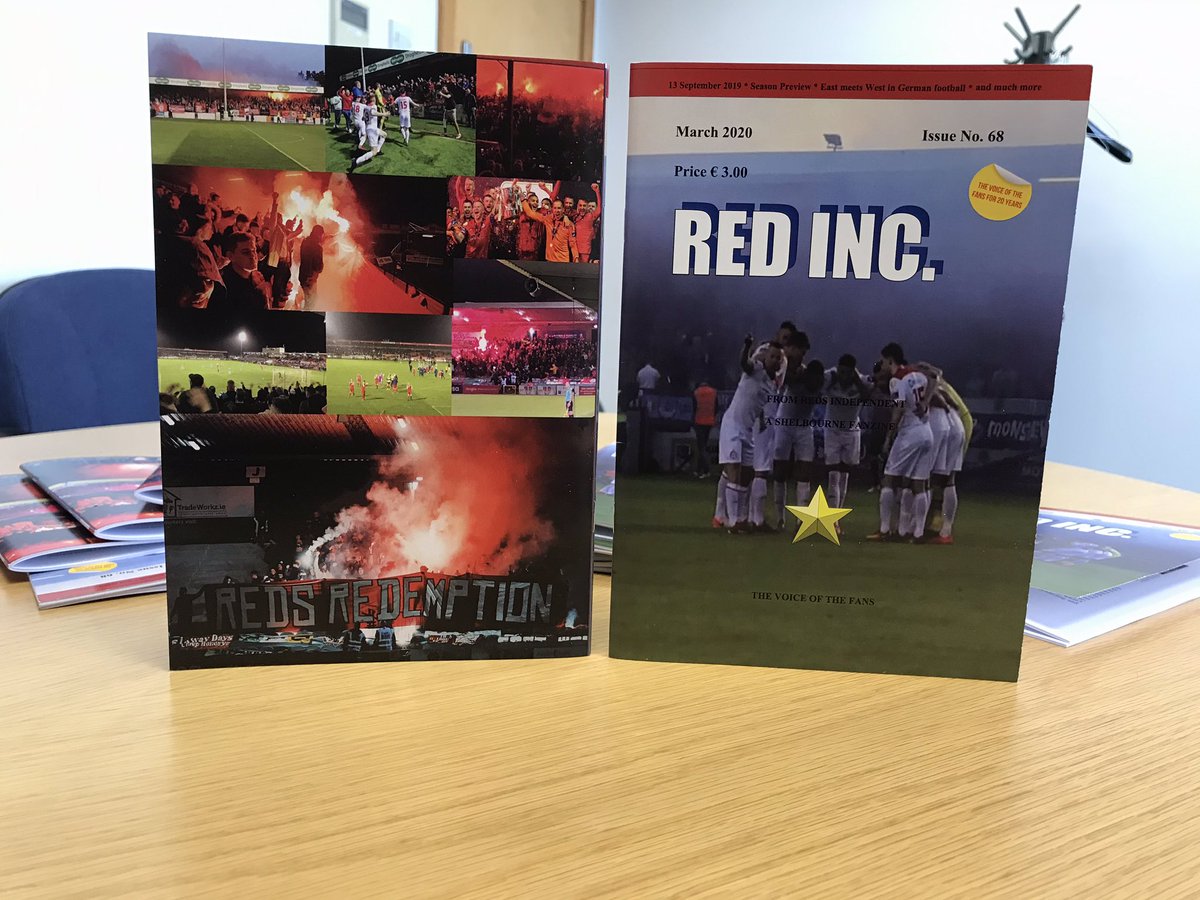 RedsIndependent's tweet photo. Print is not dead. The last copies of #RI68 will be in sale tonight from 7 outside Tolka. These will not hang around and will be sold out before kickoff! https://t.co/CN3aVxl08U