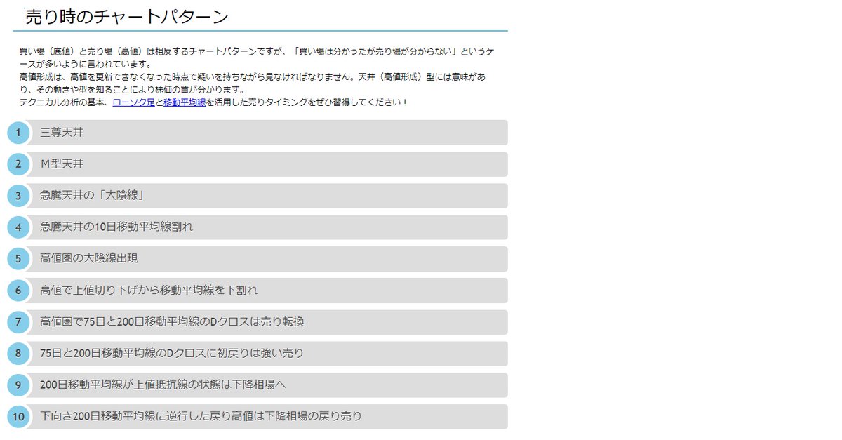 muratamika2021's tweet photo. メモ　※初心者さん全項目必読！

売り時のチャートパターン
https://t.co/mwgxbJXjJY https://t.co/sR5HAfSaxc