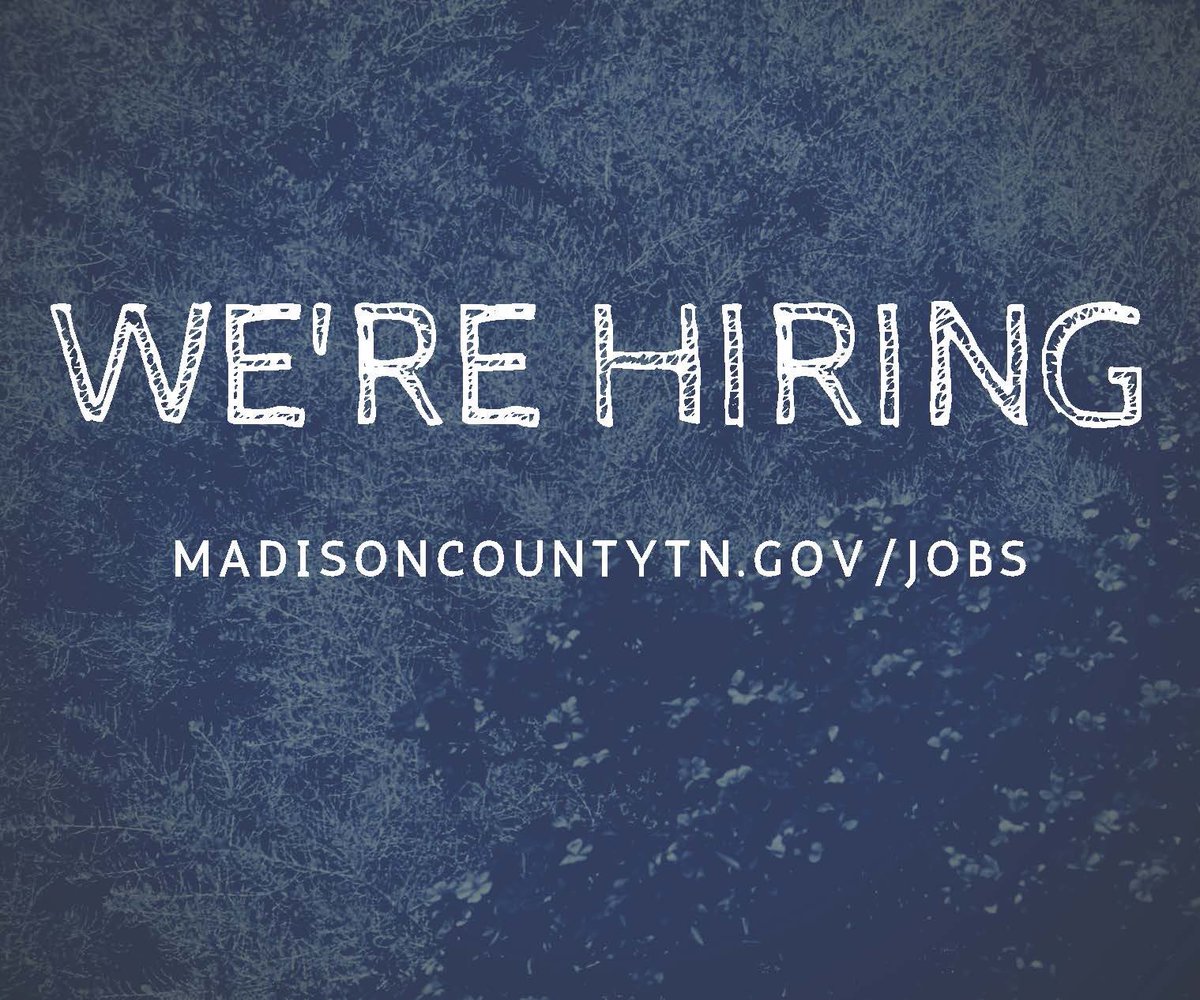 Looking 👀 for job? We’re hiring a public health nutritionist and part-time solid waste attendant! Find more information ℹ️ about the positions at 💻 madisoncountytn.gov/jobs. #jobopening #job #jobsearch #werehiring