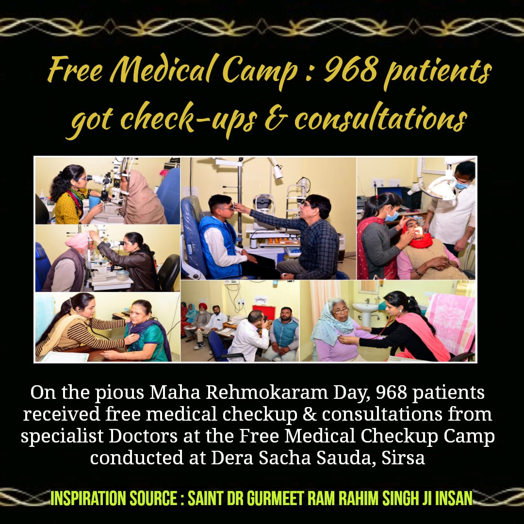 kanchandeepins3's tweet photo. #CelebrationsWithWelfare
Maha Rehmokaram  Day

On the occassion of Maha Rahmokaram divas inspired by St Dr. @Gurmeetramrahim ji Dera volunteers have distributed school bags ,books and tiffin boxes to poor children. https://t.co/odlVaDLdP4 https://t.co/TIJXJTviOY