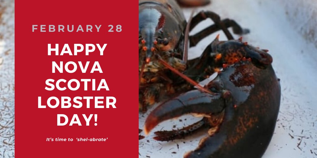 Today we celebrate the 1st official #LobsterDay, dedicated to Nova Scotia’s legendary winter lobster fishing heritage. #NovaScotia #TourismMatters 

@TourismChester @LobsterCrawl @TourismNS @nsgov @StephenMcNeil @NSFisheries