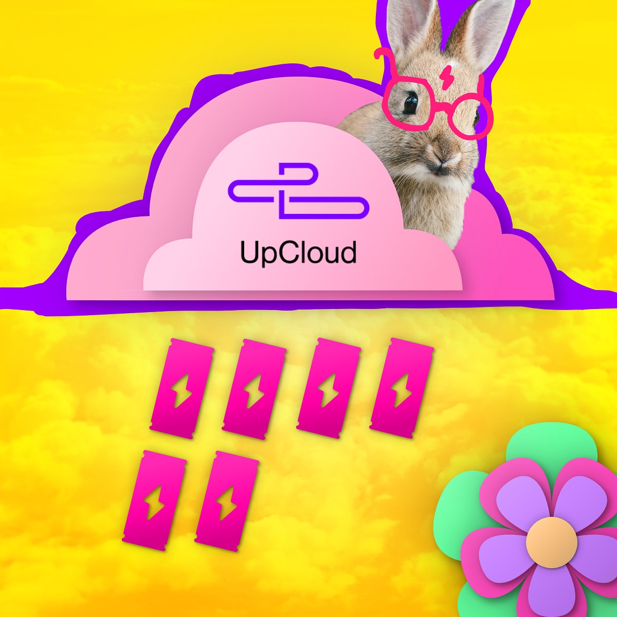 honeyhackathon's tweet photo. Major shout-out to @UpCloud - high performance cloud hosting! 👐 They will be making it rain energy (drinks and snacks) while the Honey bees are buzzing away! ⛈️ https://t.co/0yi2ctRg0C