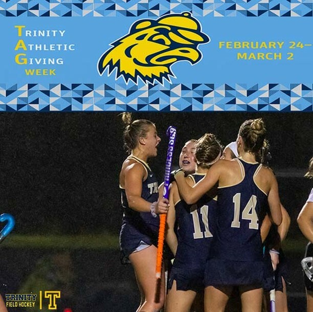 Trinity_FH's tweet photo. TAG Week is still going....help us reach our goal and beat all the other Trin teams with the most alumni donors! Every dollar counts! We appreciate everyone who has supported us so far! Link to donate in bio! #TAGWeek #supportyourBants #tcfh https://t.co/zQCRTd04Q1 https://t.co/V9cbII9dxo