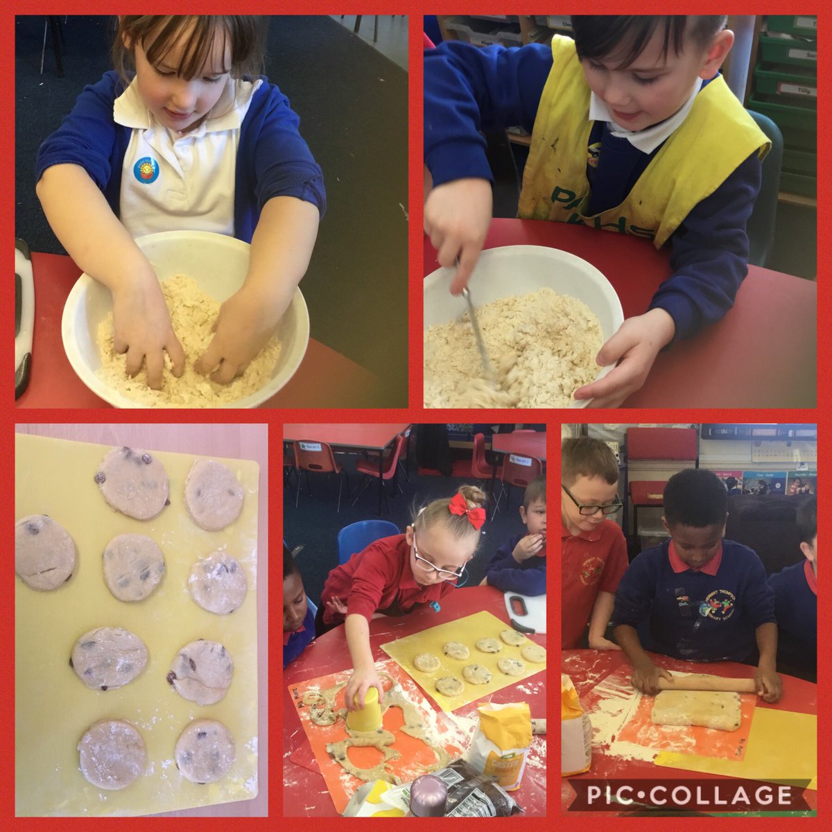 HTPS_MrsMoore's tweet photo. Messy fun this week making traditional Welshcakes as part of our St.David’s day celebrations 🏴󠁧󠁢󠁷󠁬󠁳󠁿🥣 @HTPSchool #HTPSCCBRONZE #HTPSEIC #HTPSRRS #StDavidsDay #welshweek https://t.co/0qAUEaCqLB