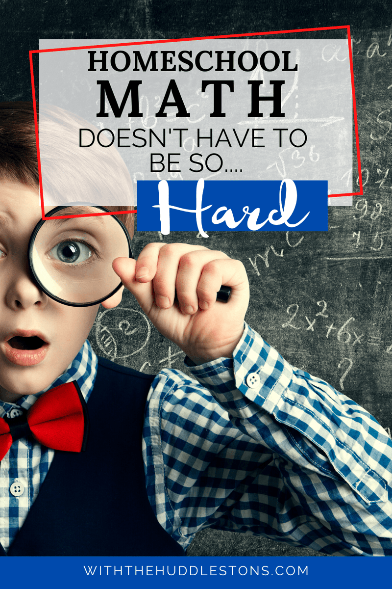Homeschool Math Doesn't Have to Be So Hard! Check out my confession, a review, plus enter a giveaway!! #homeschool #homeschoolmoms #homeschoolmath #ctcmath #review withthehuddlestons.com/homeschool-mat…