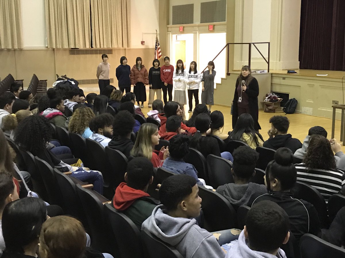 hbailey3LHS's tweet photo. Liberty High welcomes visitors from Japan to talk to some of our students.  Pretty cool experience.  Go CANES!!! https://t.co/w0xRXqn5DO