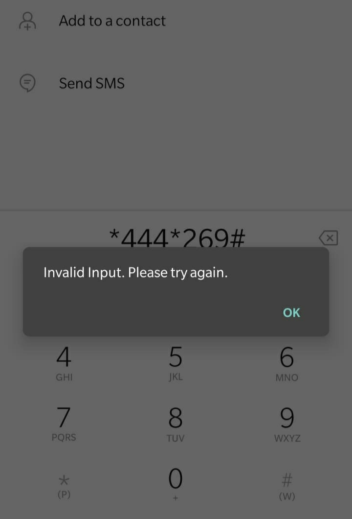 First they told me I can activate by dialing *444*269# I have this in writing by ur Cust Care, but it doesnt work. I also provided screenshot of error as requested by ur team, still no respite. How can u actually provide incorrect info in writing? Refer interaction in images.