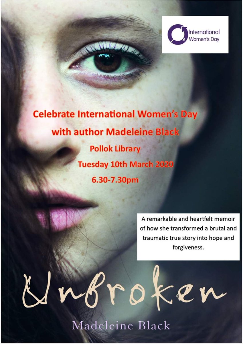 <a href="/lokiscottishrap/">*</a> <a href="/madblack65/">Madeleine Black</a>  is holding a free event based around this at Pollok Library as part of international women's day. Tues 10th March, 6.30pm for anyone interested